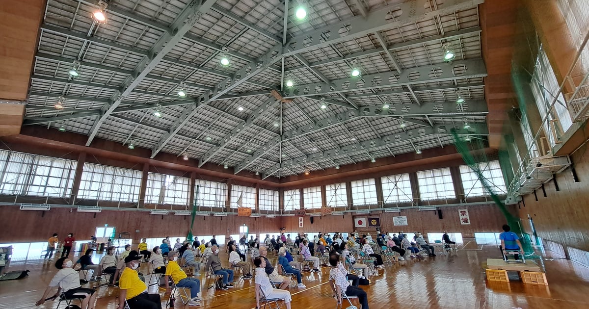 介護予防プログラムの活動風景